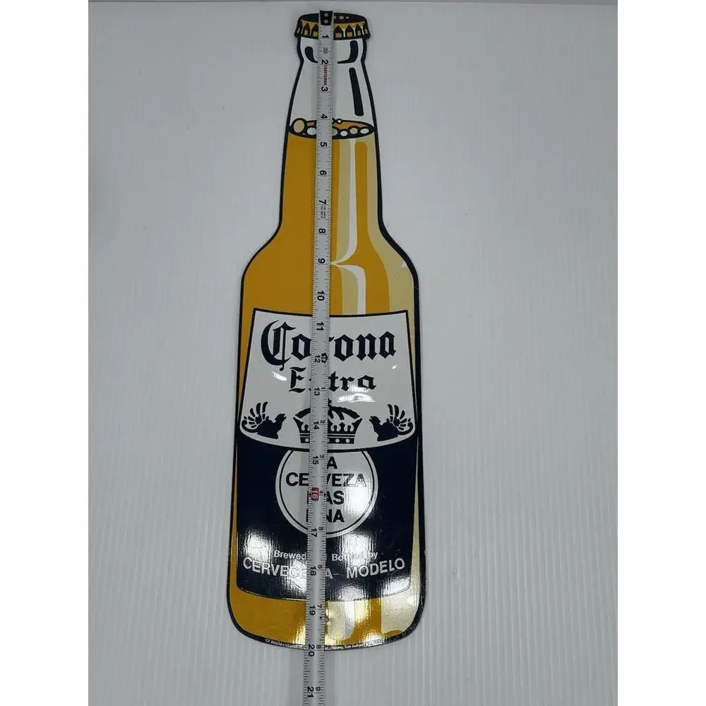 VTG 80's CORONA EXTRA TIN‎ BEER BOTTLE ADVERTISING SIGN 20